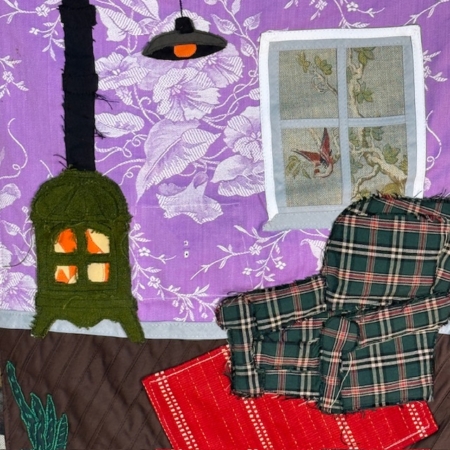 cuadro textil Pili Iglesias