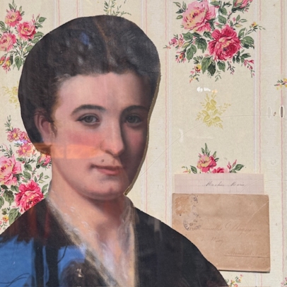 Retrato francés antiguo