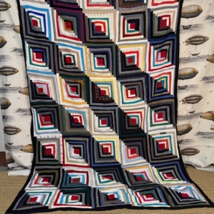 Colcha vintage años 80 tienda de antigüedades Bilbao