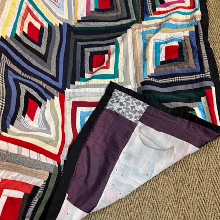 Colcha patchwork artesanal